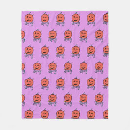 kruidig pompoenkruid fleece deken