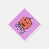 kruidig pompoenkruid servet (Hoek)