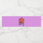 kruidig pompoenkruid waterfles etiket (Enkel label)