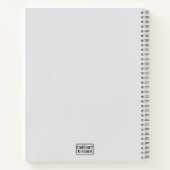 Kruidig Rood Modern Minimal Haak Jalapeno Naam Notitieboek (Achterkant)