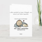 Kruidige bloemen Valentijn Feestdagen Kaart (Achterkant)