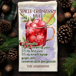 Kruidige Cranberry Mule Christmas Cocktail Recept Theedoek