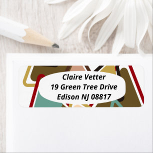 Kruidige driehoeken etiket