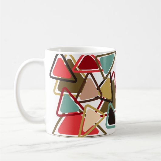 Kruidige driehoeken koffiemok (Links)