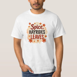 Kruidige hooiwagenbladeren t-shirt