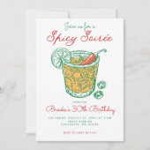 Kruidige Soiree Margarita verjaardag Kaart (Voorkant)