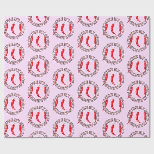 kruidige Valentijn Cadeaupapier (Vlak)