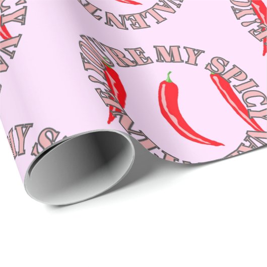 kruidige Valentijn Cadeaupapier (Rol Hoek)