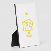 Kruidjes en kaas grappige pun-grappen fotoplaat (Zijkant)