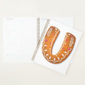 Kruidkoek Letter U Monogram Kerstkoekje Planner (Display)