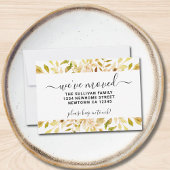 Kruidkundige herfstbladeren Aankondiging van verhu