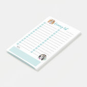 Kruidlijst | post | Cavalier-ontwerp Post-it® Notes (Schuin)