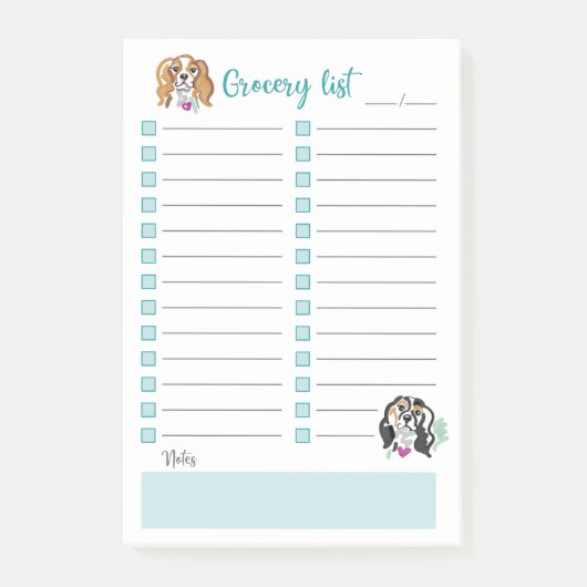 Kruidlijst | post | Cavalier-ontwerp Post-it® Notes (Voorkant)