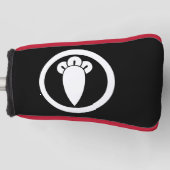 Kruidnagel in cirkel golfheadcover (Voorkant)