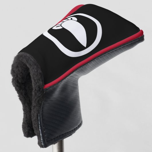 Kruidnagel in cirkel golfheadcover (3/4 voorkant)