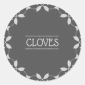 Kruidnagels Spice Jar Label (Voorkant)