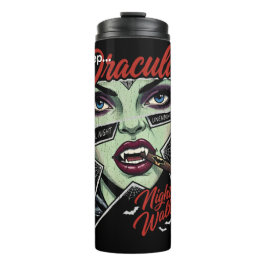 Kruip Dracula's Nachtwandelaar | Gotische Vampierh Thermosbeker