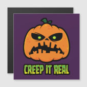 Kruip het echt chagrijnig Halloween pompoen (Voorkant / Achterkant)