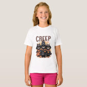 Kruip het echt Halloween T-shirt (Voorkant volledig)