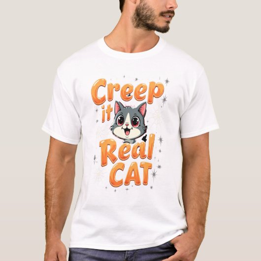 Kruip het echt kat 2 t-shirt (Voorkant)