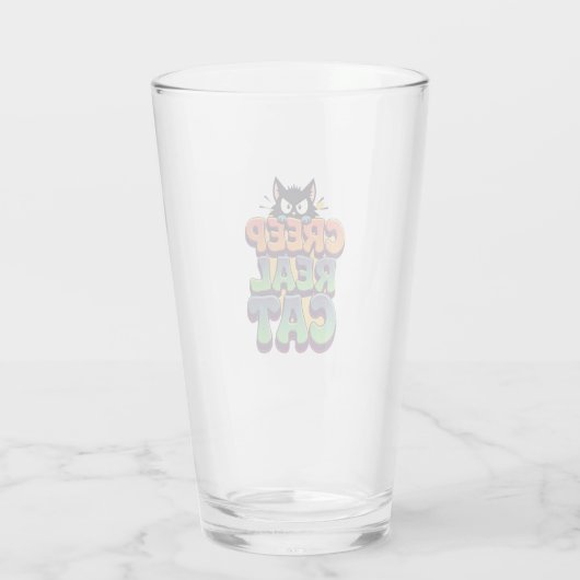 Kruip Het Echte Kat Glas (Achterkant)