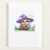 Kruip het langzaam � Muts luiaard Halloween Shirt Planner (Voorkant)