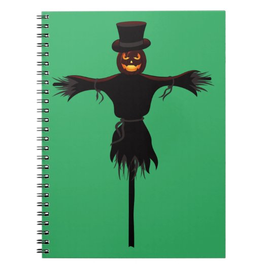 Kruip in Creativiteit: Halloween Spiraal Foto Notitieboek (Voorkant)