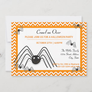 Kruip langs - uitnodiging voor Halloweenfeest