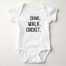 Kruip Loop Cricket, Schattige Cricketliefhebber Romper
