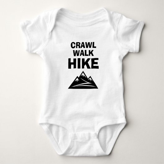 Kruip Loop Wandel grappige wandelende baby bodysui Romper (Voorkant)