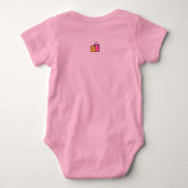 Kruip Loop Winkel Persoonlijk baby T-shirtje Romper (Achterkant)