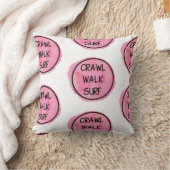 Kruip Wand Surf met Roze Design Kussen (Deken)