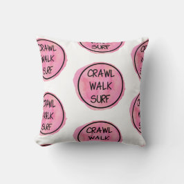 Kruip Wand Surf met Roze Design Kussen