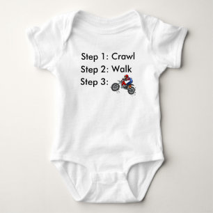 Kruip Wandel Dirt Bike Motocross Baby Body Romper