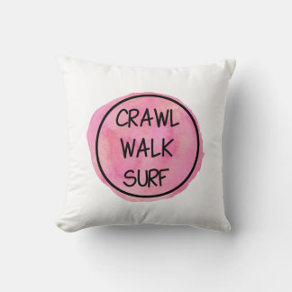 Kruip Wandel Surf met Roze Design Kussen
