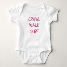 Kruip Wandel Surf met Roze Lettertype