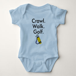 Kruip Wandelen Golf Golfer Golfen Baby Body Romper