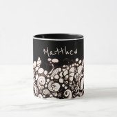 kruipalen en kiezelbogen mok van botchina (Midden)