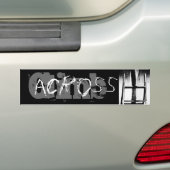 kruipen bumpersticker (Op auto)