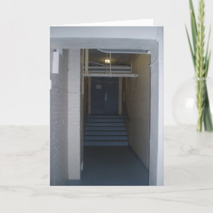 "Kruipen door de hallen" Hallowe’en Kaart