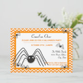 kruipen over over - Halloween Party nodigt uit Kaart (Staand voorkant)