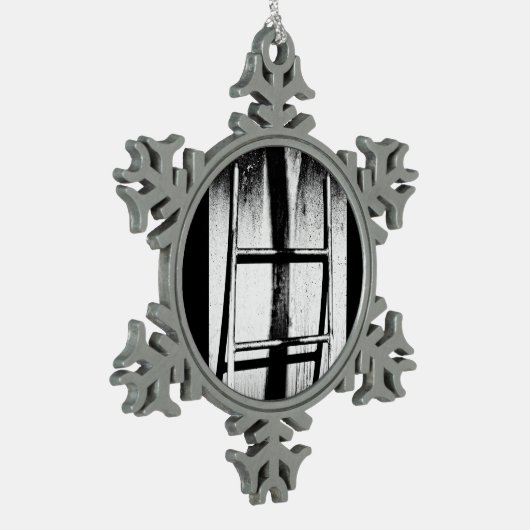 kruipen tin sneeuwvlok ornament (Links)