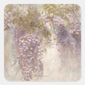 kruipen vierkante sticker (Voorkant)