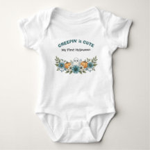 Kruipend Cute Baby's Eerste Halloween
