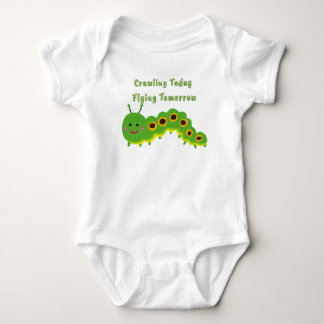 Kruipend Vandaag Vliegend Morgen Rups Baby Bo Romper