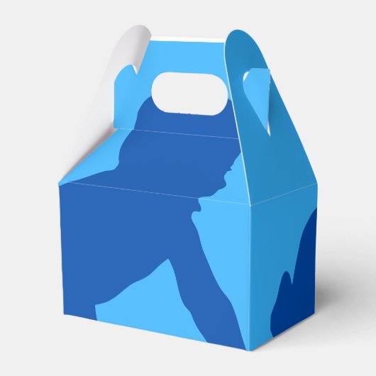 Kruipende baby Baby shower Bedankdoosjes (Voorkant Zijde)