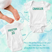 Kruipende baby body romper