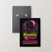 Kruipende Chloe – Paranormale Punks Button (Voorkant / Achterkant)