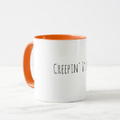 Kruipende koffiekop mok (Voorkant links)