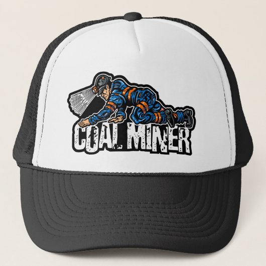KRUIPENDE KOLENMIJNER TRUCKER PET (Voorkant)